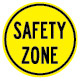safety zone sign