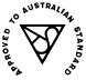 Approved to Australian Standard logo