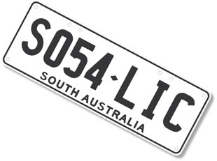 number plate