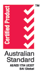 Certified Product - Australian Standard logo