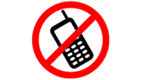 No mobile phones