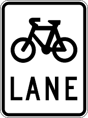Bicycle Lane sign