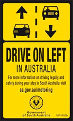 Drive on left