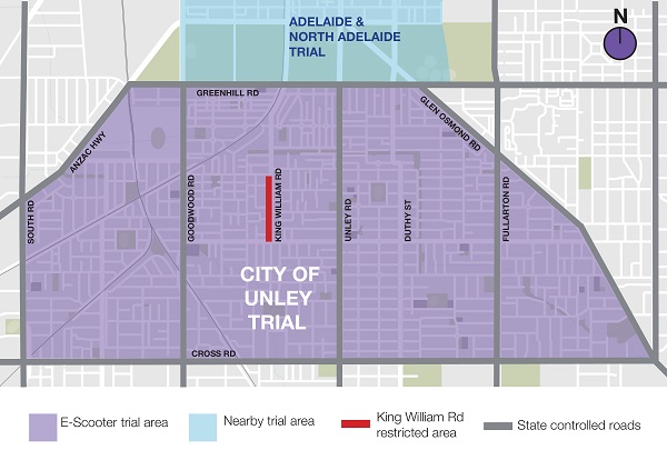 City of Unley Trial Map